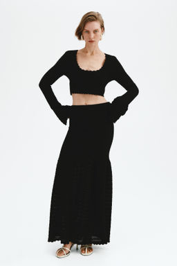 Falda en punto con textura - H&m фото 2