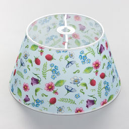 Абажур для светильника универсальный BayerLux Мелкие цветы, Е27/Е14, 38?38?21 см