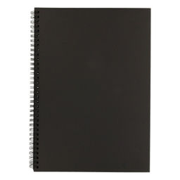 VISTA-ARTISTA SBC Альбом для эскизов 150 г/м2 A4 21 х 29.7 см на спирали 32 л. черная бумага - Лео фото 3