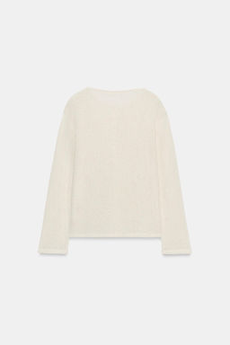 CAMISETA R?STICA CUELLO PANADERO / Crudo