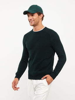 Bisiklet Yaka Erkek Triko Kazak