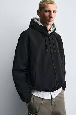 TECHNICAL HOODED JACKET - Zara фото 6