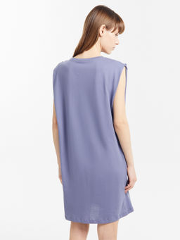 Туника женская домашняя в синем цвете с печатью - Mark formelle фото 5