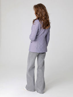 24120 Куртка серо-сиреневый - Dizzyway фото 6