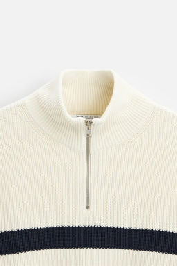ZIP HIGH NECK SWEATER - Zara фото 8
