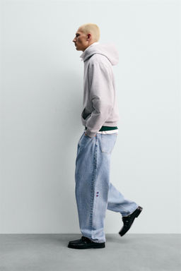 LOOSE TAPERED FIT JEANS CHAMPION® X ZARA  фото 6