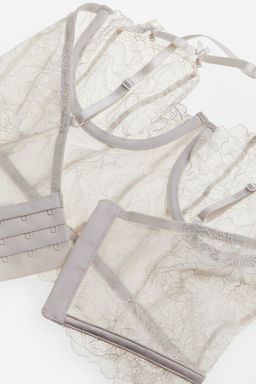 Bustier de encaje sin acolchado - H&m фото 2