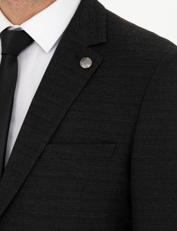 Antrasit Extra Slim Fit Tak_m Elbise