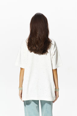 Футболка со стразами White - Erist store фото 5