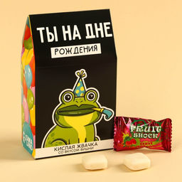 Кислая жвачка Ты на дне рождения, вкус: вишня, 50 г.