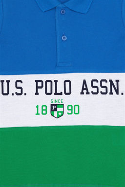 Зеленая футболка с воротником-поло для мальчика Неожиданная скидка в корзине - U.s. polo assn фото 6