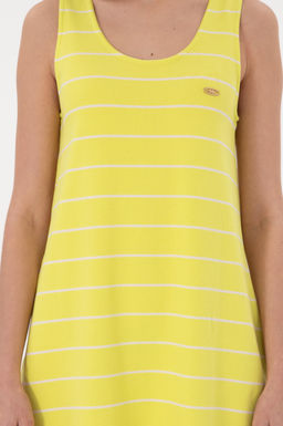 Женское неоново-желтое трикотажное платье Неожиданная скидка в корзине - U.s. polo assn фото 5