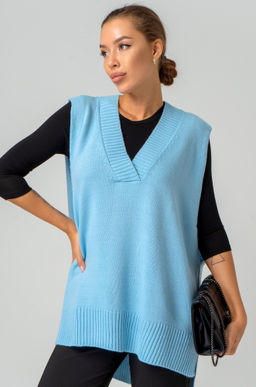 Женский вязаный жилет оверсайз Happyfox - Happy fox фото 10