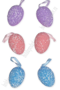Пасхальный декор "Яйца" 6,5 см (6 шт) SF-7862, №4