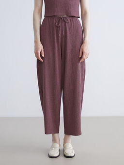 Beli Lastikli Dokulu Kad?n Pantolon