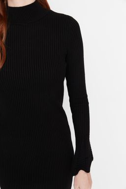 TRENDYOLMILLA Mavi Mini Triko Basic Dik Yaka Elbise TWOAW23EL01415  фото 4