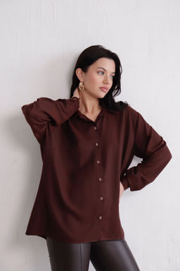 11182 Рубашка коричневая - Martichelli фото 7