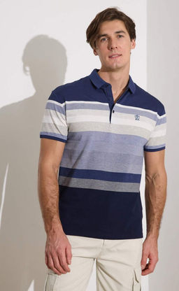 Футболка-поло F211-07-564b blue - Fine joyce фото 2