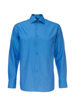 Сорочка мужская длинный рукав BERTHIER PARIS-007042/ Fit-M(2)  фото 5