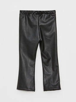 Beli Lastikli Deri G?r?n?ml? K?z Bebek Pantolon - Waikiki фото 2