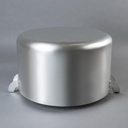 Цена за 2 шт. Кастрюля, 15 л, металлическая крышка, алюминий