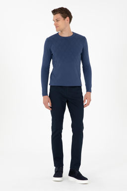 Мужской свитер цвета индиго - U.s. polo assn фото 4