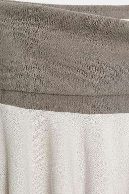 FALDA MINI R?STICA CONTRASTE / Crudo / Beige - Zara фото 7