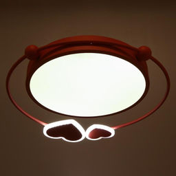 Светильник с ПДУ 1767/3 LED 50 Вт 3000-6000К диммер розовый 48?54?6 см BayerLux