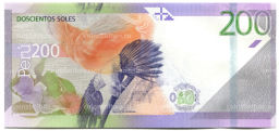 Банкнота 200 солей 2021 года Перу