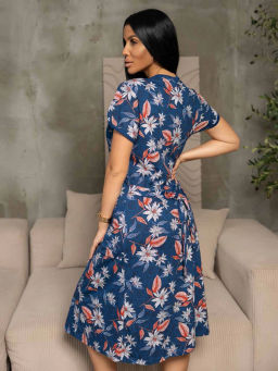 Халат женский, цвет фиолетовый