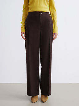 Standart Fit Geni? Pa?a Kad?n Pantolon