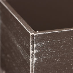 Кашпо деревянное Прованс 23х12,5х9 см Коричневый - Дарим красиво фото 4