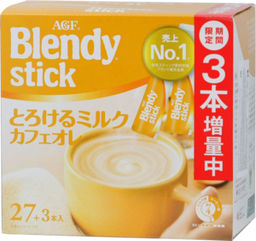 AGF. Blendy. 3 в 1 (топленое молоко) карт.упаковка, 24 пак.