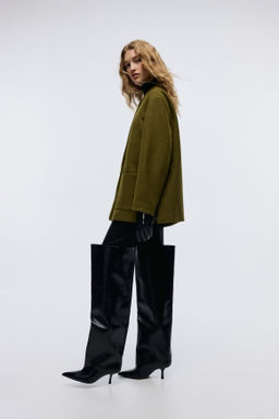Abrigo con cuello tipo bufanda - H&m фото 5