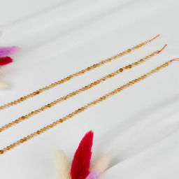 Бусины для украшений из Цитрина (96 бусин) 39 см