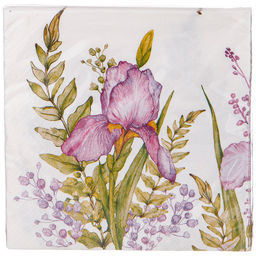 САЛФЕТКИ БУМАЖНЫЕ LEFARD IRISES 33*33СМ, 3СЛОЯ, 20ШТ
