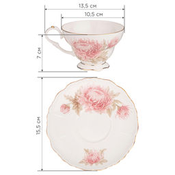 ЧАЙНЫЙ НАБОР LEFARD АСТРА НА 2 ПЕР. 4 ПР. 300 МЛ  фото 3