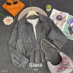 Рубашка женская с топиком