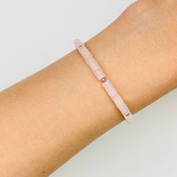 Браслет из Розового кварца - Радуга самоцветов фото 2