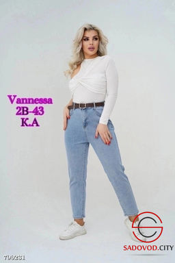 Женские костюмные джинсы MOM - Bruno фото 2