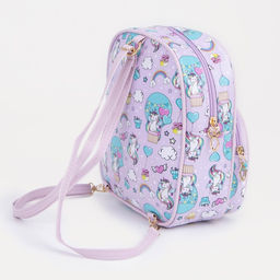 Рюкзак детский на молнии, цвет сиренево-розовый - Simaland фото 2