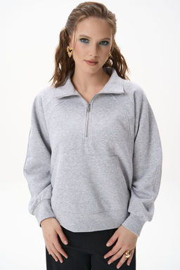 Свитшот Деми (темно-серый) - Эльза фото 11