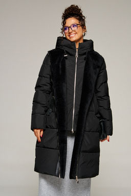 Пальто Beautiful Free 8011 черный