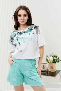 Костюм Натали 8333 футболка и шорты фото 33