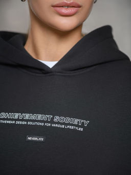 Худи оверсайз с начесом - NEVERLATE фото 4