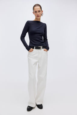 Top de canal? con escote barco - H&m фото 7