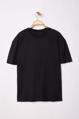 TRENDYOL MAN Siyah Oversize/Genis Kesim S?rt Hayvan Bask?l? %100 Pamuk T-Shirt TMNSS25TS00117 - Trendyolmilla фото 10