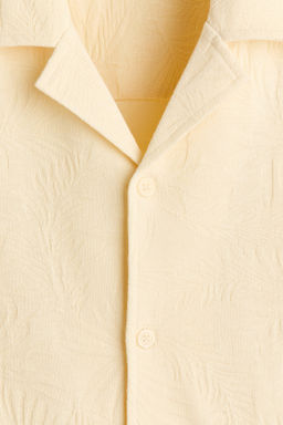 Camisa resort en punto jacquard Relaxed Fit - H&m фото 4