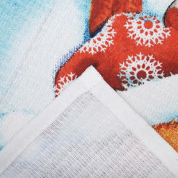 Полотенце С Новым годом 35х60 см,100% хлопок 160 г/м2 - Доляна фото 3