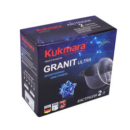ЛА_АП_GRANIT ULTRA (original) Кастрюля 2,0л со стекл крышкой , арт. кго22а